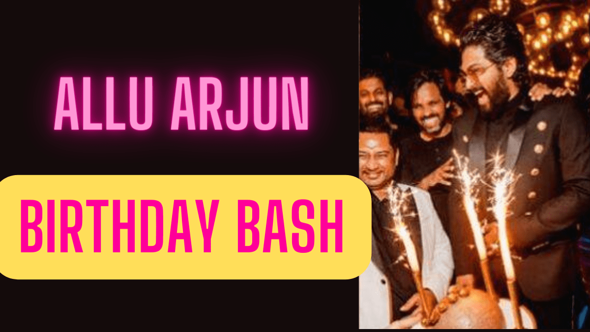 Allu Arjun Birthday Party, Allu Arjun Birthday party photos